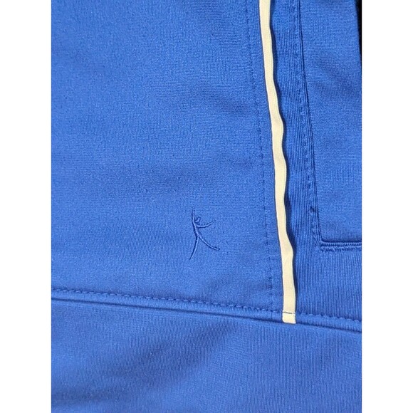 DANSKIN Soft Track Jacket Womens Large Blue White Full Zip Workout Athleisure - Picture 5 of 10